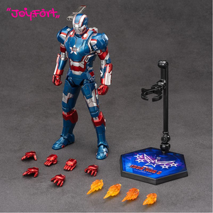 Zd Toys Iron Man Original Genuino <span class=keywords><strong>Marvel</strong></span> Edición 10.º Aniversario - War Machine Patriot 1.0 Figuras <span class=keywords><strong>de</strong></span> Acción 1/10 18cm 7in - Product Image 2