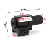 Kit de positionnement laser en alliage d'aluminium de précision à profil bas, accessoires de viseur sous-cadençage, modèle type C, lumière rouge n°