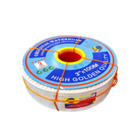 Tuyau d'arrosage plat flexible en PVC de 3 pouces pour l'agriculture, anti-UV, haute pression, léger et moulé