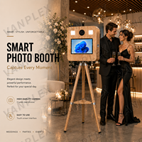 Cabina de Fotos Instantánea al por Mayor con Estructura Metálica de Grado Aeronáutico, Cámara DSLR, Pantalla Táctil de Alta Resolución, Luz LED y Trípode para