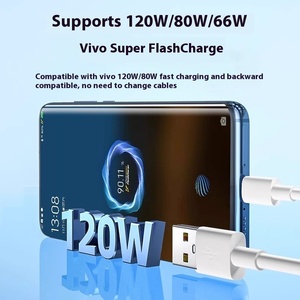 Siêu Tốc Độ Loại C 6A Nhanh Chóng Sạc Dòng Sạc Phổ Android Điện Thoại Di Động Phụ Kiện Cho Vivo S15/S9 X70X80 Hộp Dữ Liệu - Product Image 2