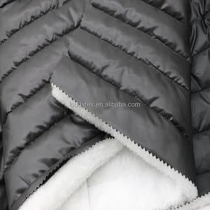 100% Polyester <strong>Double</strong> <strong>Faced</strong> Anti-pilling <strong>Quilted</strong> <strong>Fabric</strong> for Men's Outdoor Jackets and Car Lining - Product Image 6