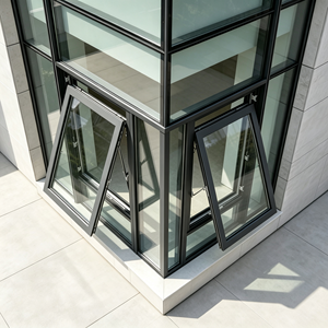 Grande fenêtre à ouverture supérieure <span class=keywords><strong>en</strong></span> aluminium sur mesure, résistante aux ouragans, double vitrage Energy Star pour magasin de <span class=keywords><strong>d</strong></span>étail <span class=keywords><strong>en</strong></span> bord de mer - Product Image 2