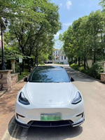 Accessoires automobiles pour Tesla modèle Y kit de carrosserie en fibre de carbone lèvres avant arrière jupes latérales en fibre de carbone CF pièces de voiture