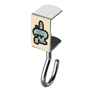Ganchos para mochila Gu Bie, gancho de escritorio móvil con ajuste de rosca de acero laminado en frío para escritorios de estudio de estudiantes, no requiere perforación - Product Image 1