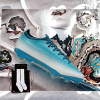 Chaussures de football personnalisables haute performance printemps-été, crampons FG AG, chaussures de football professionnelles, tige en mesh légère, unisexe