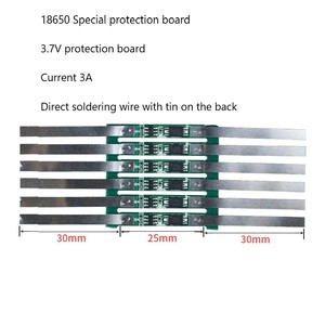 Tế bào duy nhất 18650 BMS 1S 2A 3A 3.5A 3.7V 3.2V Li ion LiFePO4 BMS pcba BMS mô-đun bảo vệ Hội Đồng Quản Trị - Product Image 2
