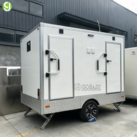 Trailer Toilet Portabel Goeasy Ukuran Kecil 2 Kamar Mandi VIP Mewah