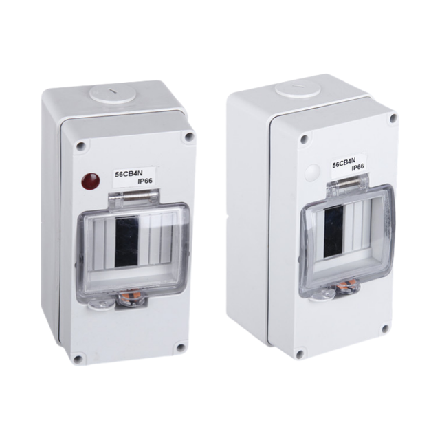 IP66 Waterproof Junction Box 56CB4N 4 Ways Electrical Distribution Box with Indicator Lights