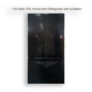 French Door Refrigerator 775L Frost-Free Black Adjustable <b>Shelves</b> Guangdong Origin - Product Image 2