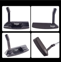 Putter de golf OEM avec face usinée CNC, insert en uréthane, manche en graphite et acier, flex R, pour droitiers, pour hommes et femmes