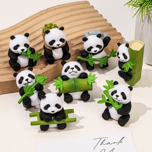 El Fabricante Vende Lindas Figuras de Panda, Miniaturas de Jardín de Hadas, Juguetes Infantiles al por Mayor, Figuras en Miniatura - Product Image 3