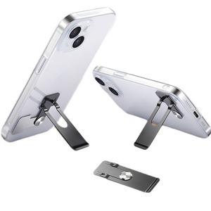 Mobile Phone <b>Stand</b> Metal Folding Universal Back Sticker <b>Desktop</b> Creative 360 Degree Rotating Ultra Thin Invisible Support - Product Image 1