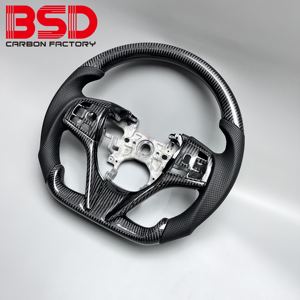 BSD Carbon pour TLX Custom JDM Brand New Racing Style Volant chauffant en fibre de carbone véritable - Product Image 3