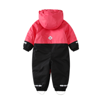 Combinaison d'hiver imprimée dessin animé OCE pour garçons et filles, combinaison rembourrée en coton imperméable pour enfants, dans l'ensemble épaisse et chaude