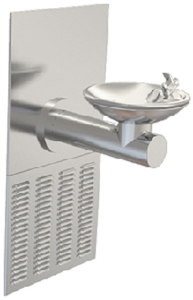 <span class=keywords><strong>Fontaine</strong></span> à <span class=keywords><strong>eau</strong></span> <span class=keywords><strong>publique</strong></span> murale extérieure en acier inoxydable Pure HydroBloom, installation électrique sur pied - Product Image 3