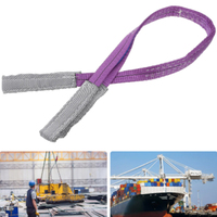 GR CE GS göz ve göz Polyester Web Sling çalışma yükü 2T güvenlik faktörü 7:1 genişlik 60mm uzunluk 2m renk yeşil ODM ve OEM fabrika