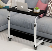Nouvelle table pliante réglable en hauteur, table à manger en bois pliante, table pliante pour ordinateur portable