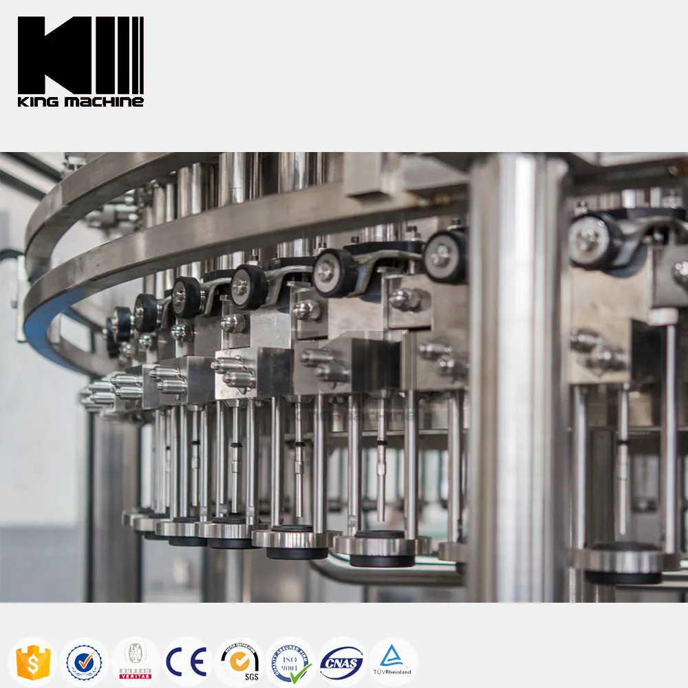 Remote Control Flexible Manufacturing Automatic Glass Bottle Cleaning Filling Labelling And Capping Machine