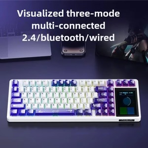 Clavier mécanique sans fil AULA L99 trois modes, écran intelligent 3,98 pouces, 8000 mAh, clavier de jeu, cadeaux e-sport - Product Image 6