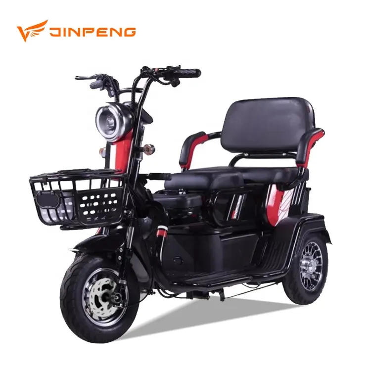 Jinpeng a6 eec modelos aprovados de certificado coc, registrador, triciclo elétrico, três rodas para passageiros, feitos na china tuk tuk