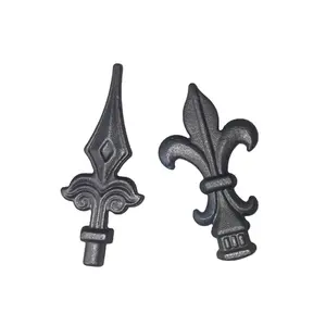 Factory Wholesale Price Iron Gate Spears Fence Ornamental Spear Points Cast Iron Arrow Head Wholesale