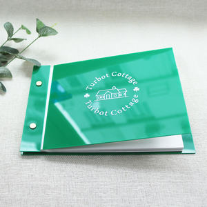 <span class=keywords><strong>Libro</strong></span> de visitas de boda con impresión personalizada de Color acrílico <span class=keywords><strong>verde</strong></span> - Product Image 1