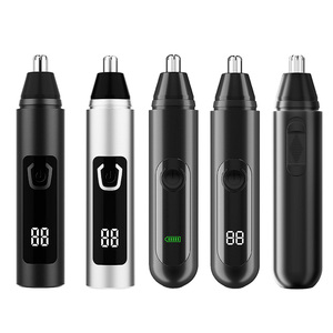 Rasoio Elettrico Portatile USB Ricaricabile per Uomo, Trimmer Digitale Senza Fili per <span class=keywords><strong>Naso</strong></span> e Orecchie, Nero - Product Image 6