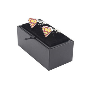 Универсальная коробка для запонок и галстук-зажимов оптом, модные аксессуары, черная бумага, высококачественная упаковка для галстук-зажимов - Product Image 1