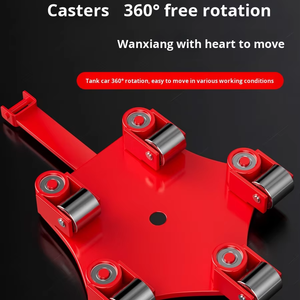 Un char omnidirectionnel à traction manuelle à haute intensité a été utilisé pour transporter le bétail au sol à midi, char à traction manuelle universel - Product Image 4