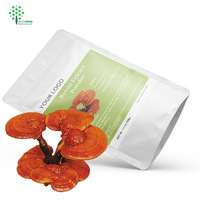 Private Label OEM Reishi Paddenstoelenextract Poeder ISO Biologisch Gecertificeerd 50% Polysacchariden Vacuüm Verpakt 100G 3.5 OZ Sachets
