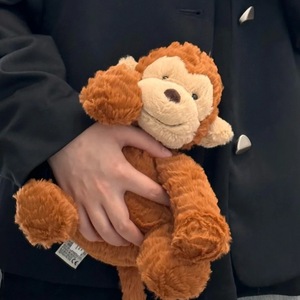 Serie Ondulada: Lindos Peluches de <span class=keywords><strong>Gato</strong></span>, Burro, Cachorro, Cerdo, León, Mono, Zorro y Plantas con Pelaje Ondulado para Niños de 2 a 4 Años - Product Image 4