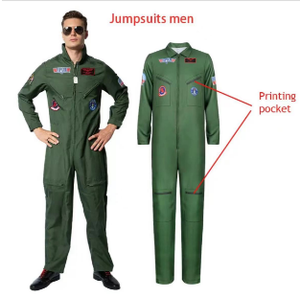 Disfraz <span class=keywords><strong>de</strong></span> Piloto Aviador Top Gun Ace, Mono <span class=keywords><strong>de</strong></span> Uniforme para Niños y Hombres, Disfraz <span class=keywords><strong>de</strong></span> Halloween, Trajes <span class=keywords><strong>de</strong></span> Carnaval <span class=keywords><strong>de</strong></span> Películas Americanas - Product Image 4