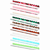 Supports de Mahjong en Acrylique Multicolores Modernes en Gros, Supports de Tuiles en Forme de Vague, Poussoirs, Logo Personnalisé Disponible, Divertissement Aquatique