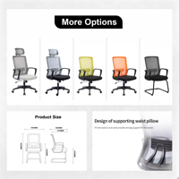 Chaise de bureau ergonomique en maille 05 Fourniture d'usine pour chaise de bureau de travail informatique