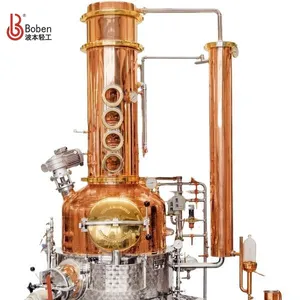 ShangHai BoBen 30L/50L/100L/200L Modular Moonshine Alkohol Refluks Masih/Peralatan Distilasi