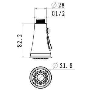 <span class=keywords><strong>Robinet</strong></span> de cuisine en ABS avec une seule clé, <span class=keywords><strong>d</strong></span>'<span class=keywords><strong>arrêt</strong></span> de l'eau deux Modes de pulvérisation, pomme de douche pour <span class=keywords><strong>robinet</strong></span> <span class=keywords><strong>d</strong></span>'évier, livraison gratuite - Product Image 5