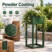 Poudre de revêtement en polyester pur PPY4727 vert à motif marteau pour la modification de la couleur des métaux extérieurs – Approvisionnement direct usine