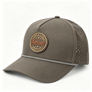 Casquette de golf Snapback 5 panneaux en nylon premium, personnalisable avec patch tissé 3D, pour hommes et femmes – Meilleure vente - Product Image 3