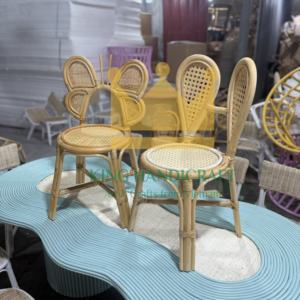 Silla de ratán hecha a mano de diseño personalizado para niños, fabricante OEM ODM, muebles naturales para bebés para decoración de asientos en interiores y exteriores - Product Image 3