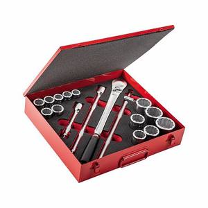 Jeu de douilles à chocs Usag 612 3/4 pouces en acier chrome-vanadium, kit d'outils manuels pour réparation automobile - Product Image 1