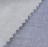 Tissu en coton tissé avec doublure fentes pour col de chemise, 10 pièces, gomme lourde