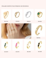 925 argent Sterling trois pierres zircon cubique bague de fiançailles placage rhodium pavé réglage haute qualité bague de promesse pour les femmes