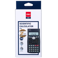 Calculatrice scientifique Deli E1710, calculatrice comptable et fiscale, affichage à deux lignes