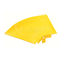 FCST-CR120-ELB45-CVR Kuning 120mm Penutup Siku Horizontal Saluran Optik Plastik