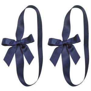Ruban extensible brillant en satin avec nœud réglable pour mariage, événement, fête, emballage de boîte cadeau, logo personnalisé, livraison en 10-15 jours, 100 pièces/sac, direct usine - Product Image 1
