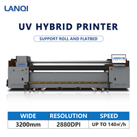 Impresora UV de Banda Transportadora de Alta Capacidad para Publicidad, Impresora Híbrida UV de Cama Plana de Grado Industrial Ricoh de 2400 dpi de Alta Precisión