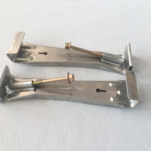 Duy nhất-side nhôm K Phong Cách máng xối móc áo với vít nhanh chóng mưa Hidden tiêu chuẩn đánh bóng tùy chỉnh kích thước khung - Product Image 4