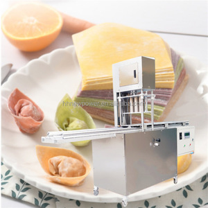New Type Automatic Small Commercial Round Gyozas Skin <b>Maker</b> Making Cutting Dumpling Wrapper <b>Machine</b> for Home Household Price - Product Image 1