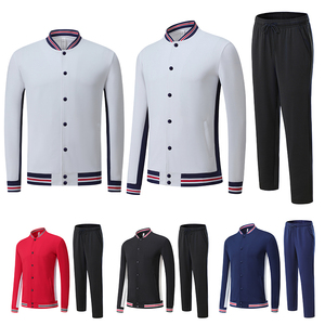 ชุดกันลมไนลอนสำหรับผู้ชายเสื้อแจ็กเก็ตและกางเกงวิ่งแบบผูกเชือกพิมพ์โลโก้ได้ตามต้องการ - Product Image 2